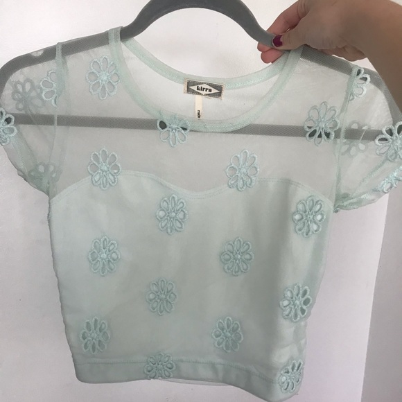 Sheer Pac Sun Croptop - Picture 3 of 4